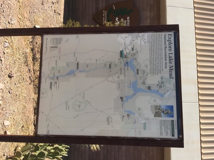 Lake Mead Info Sign